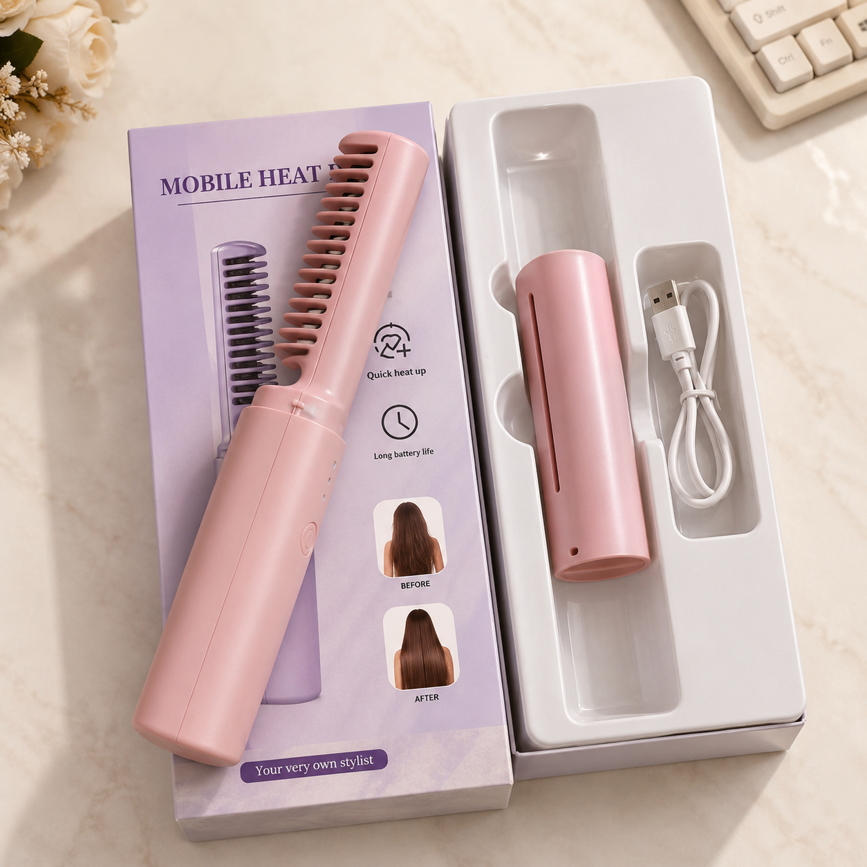 Cordless Mini Hair Straightener