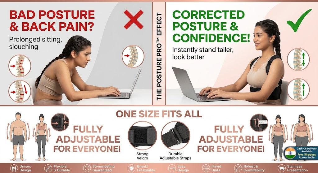 AlignCore™ - Premium Posture Corrector Belt (Free Size)