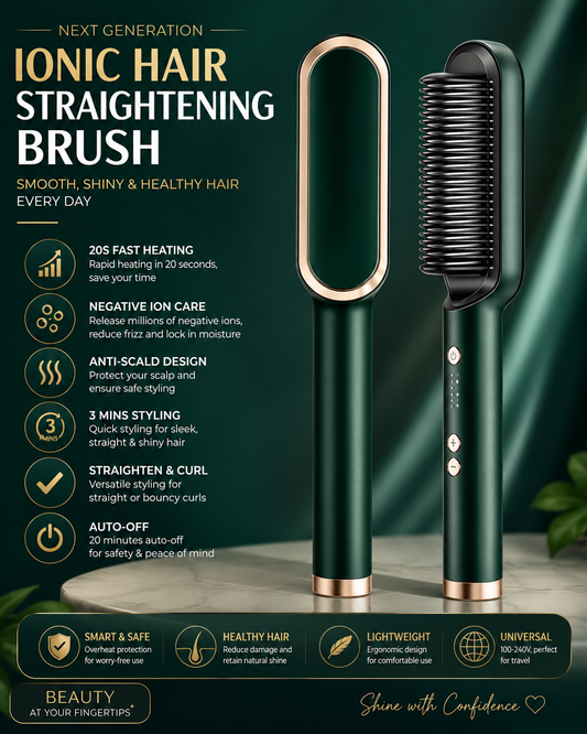 Tourmaline Ceramic Hair Curler Brush