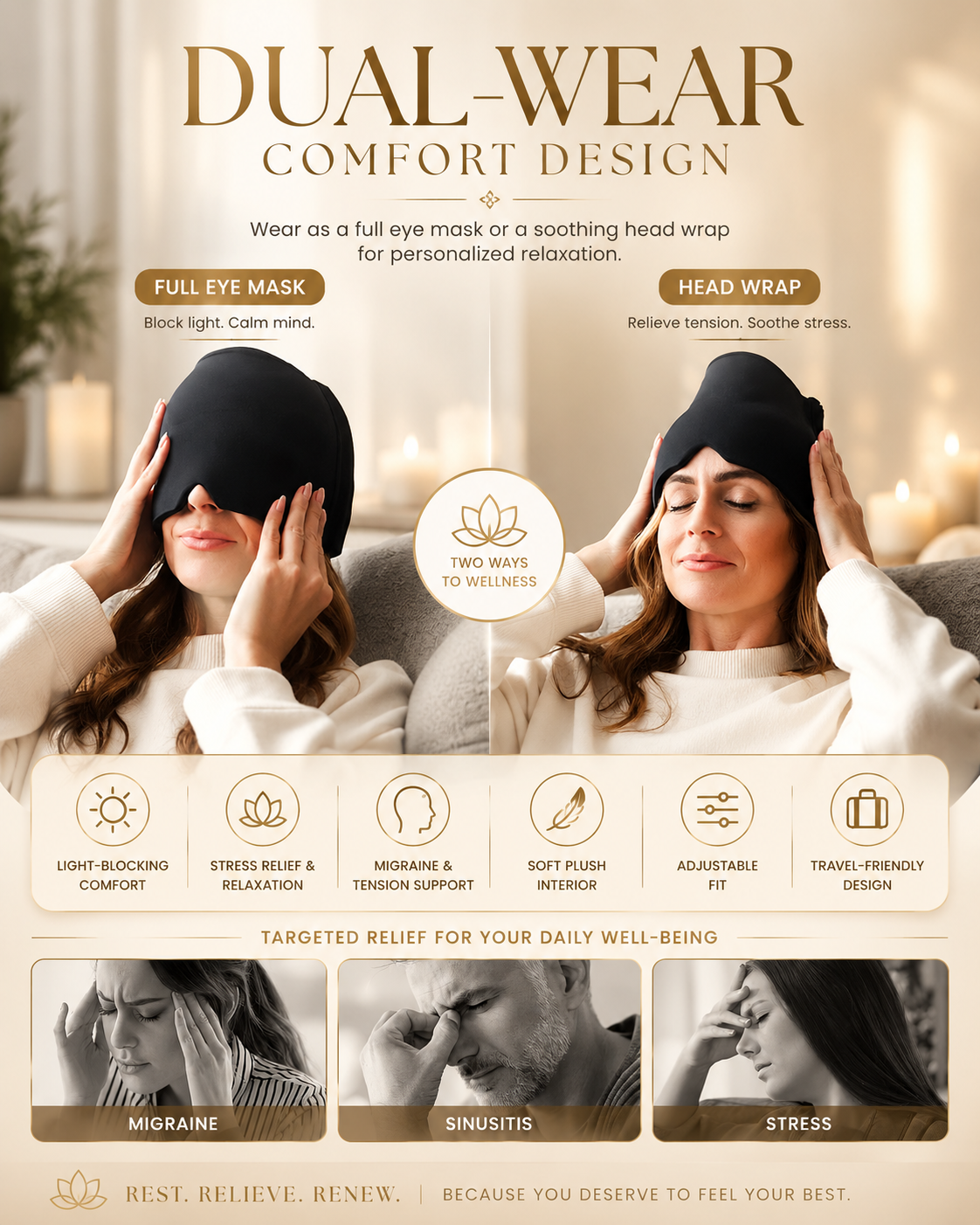 Migraine Relief Cap