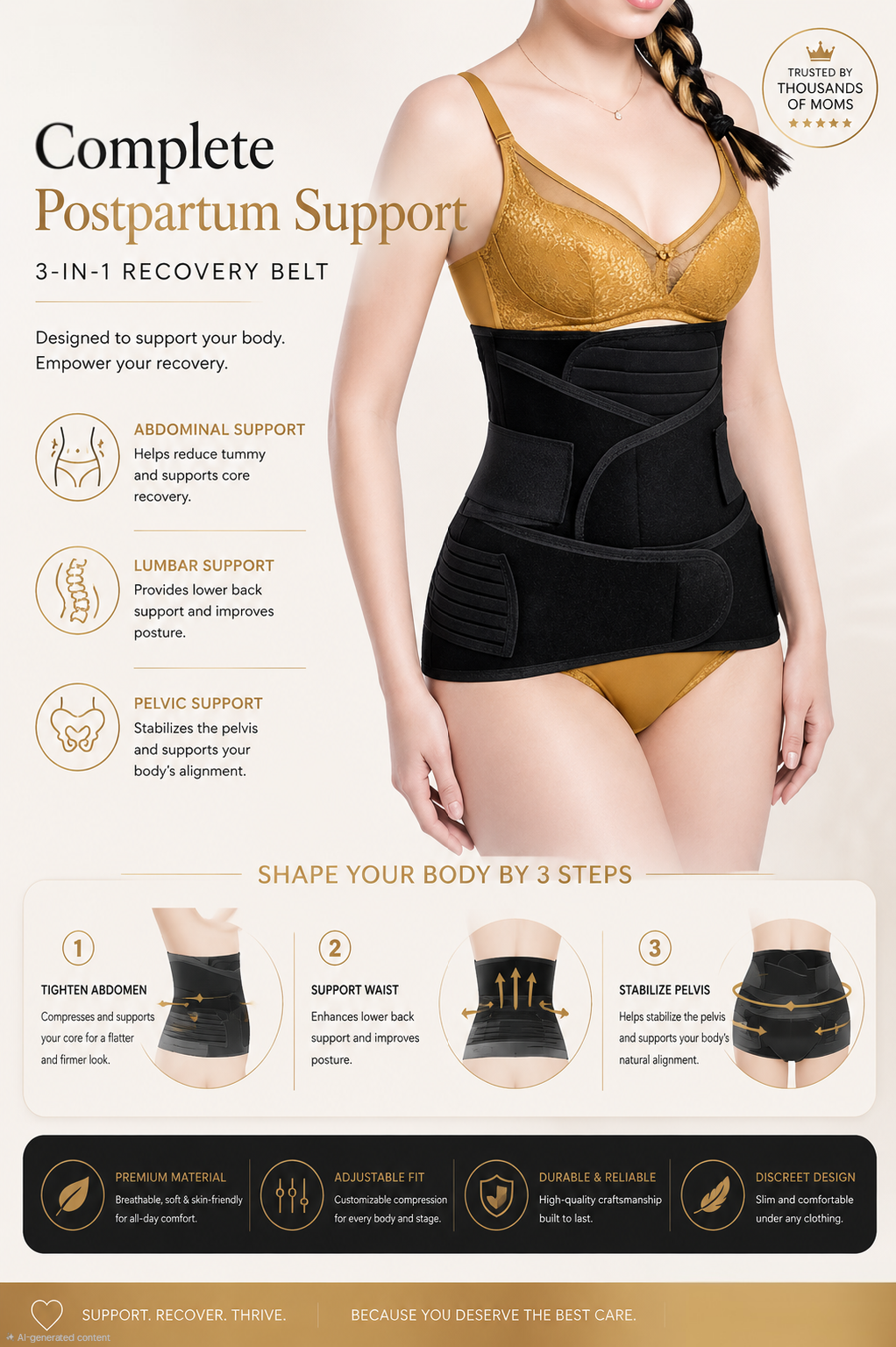 Post Pregnancy Belt for New Moms after delivery