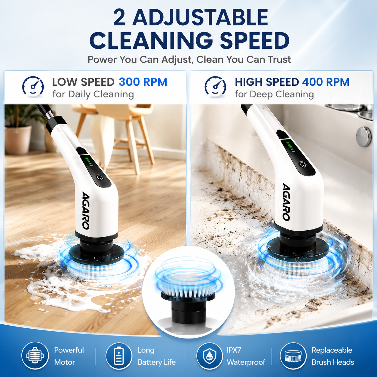9 in 1 Electric Spin Scrubber