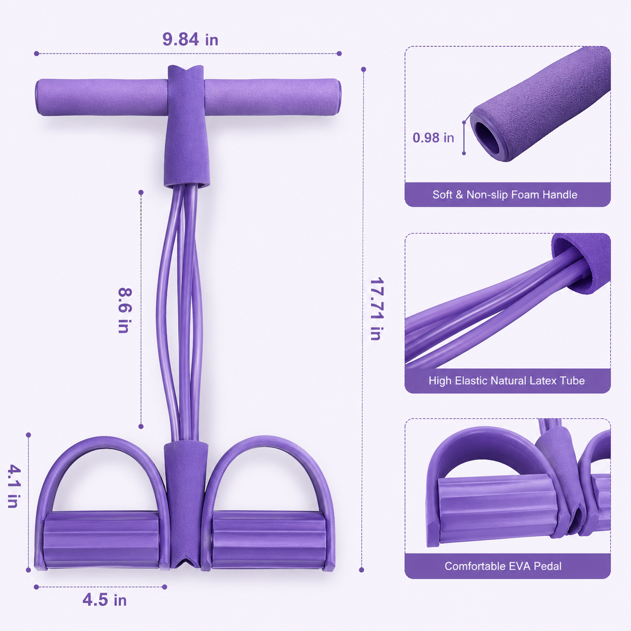 Multifunction Pedal Resistance Band