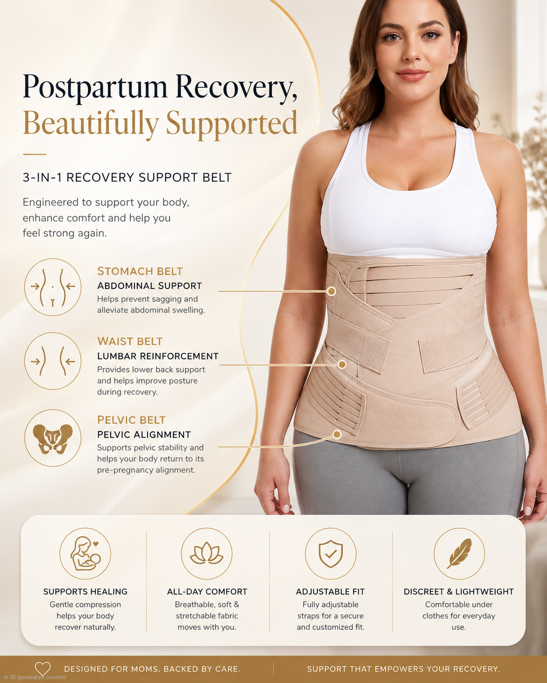 Post Pregnancy Belt for New Moms after delivery